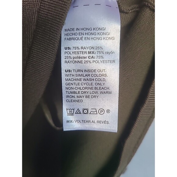 Chico's size 1 Pullover Long Sleeve Sweater Deep Olive Y2K - Picture 5 of 10